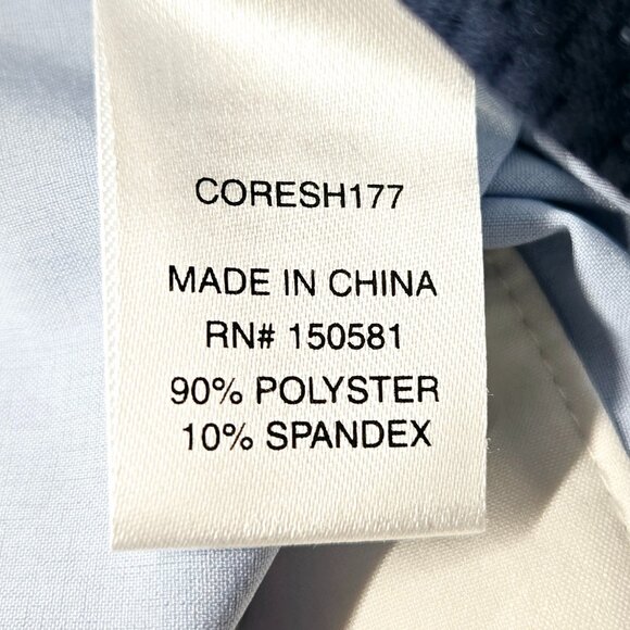 NWT FLAG & ANTHEM POLY/SPANDEX BLUE COMBO STRIPED SWIM TRUNKS/SHORTS 36 $50 - Picture 9 of 10